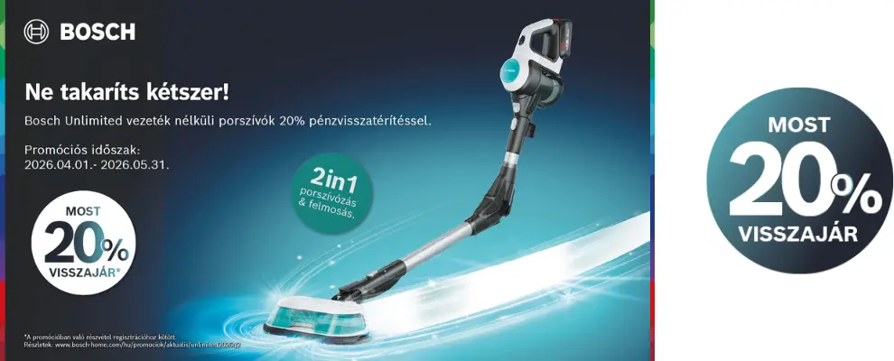 20% pénzvisszatérítés